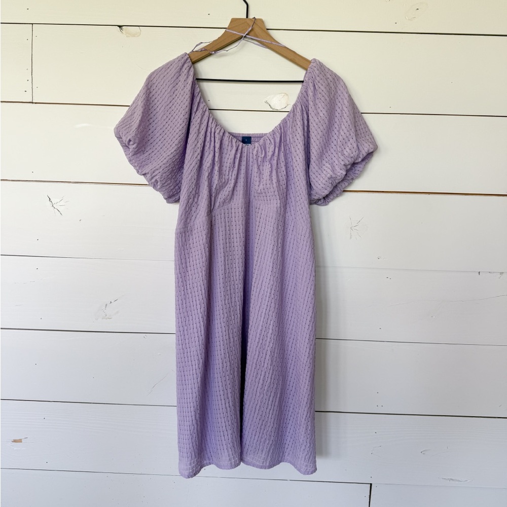 Light Purple Puff Sleeve Dress size Large